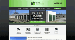 Desktop Screenshot of beltonselfstorage.com
