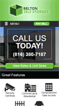Mobile Screenshot of beltonselfstorage.com